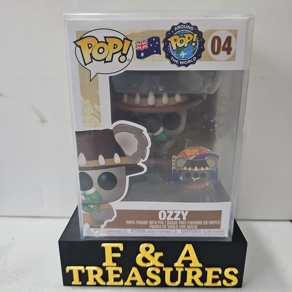 Funko Pop! Around The World #04 Ozzy Koala (Australia) With Pin & Protector